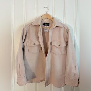 Vintage wool shirt jacket size L